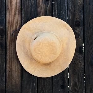 Floppy Brim Straw Hat